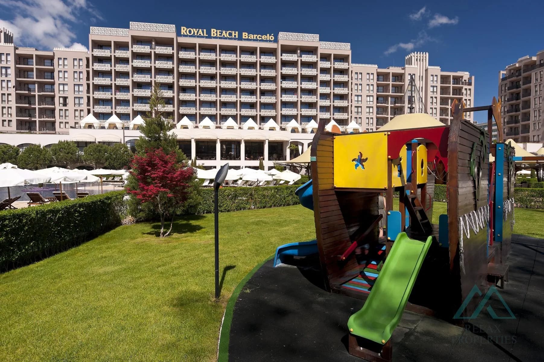 Priestranný apartmán s výhľadom na more a bazén, 5* Barceló Royal Beach, prvá línia, Slnečné pobrežie - 1