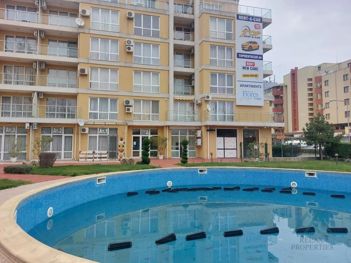 Priestranný 2-izbový apartmán s terasou, komplex Flores Park, Slnečné pobrežie – len 300 m od pláže, Bulharsko - 3