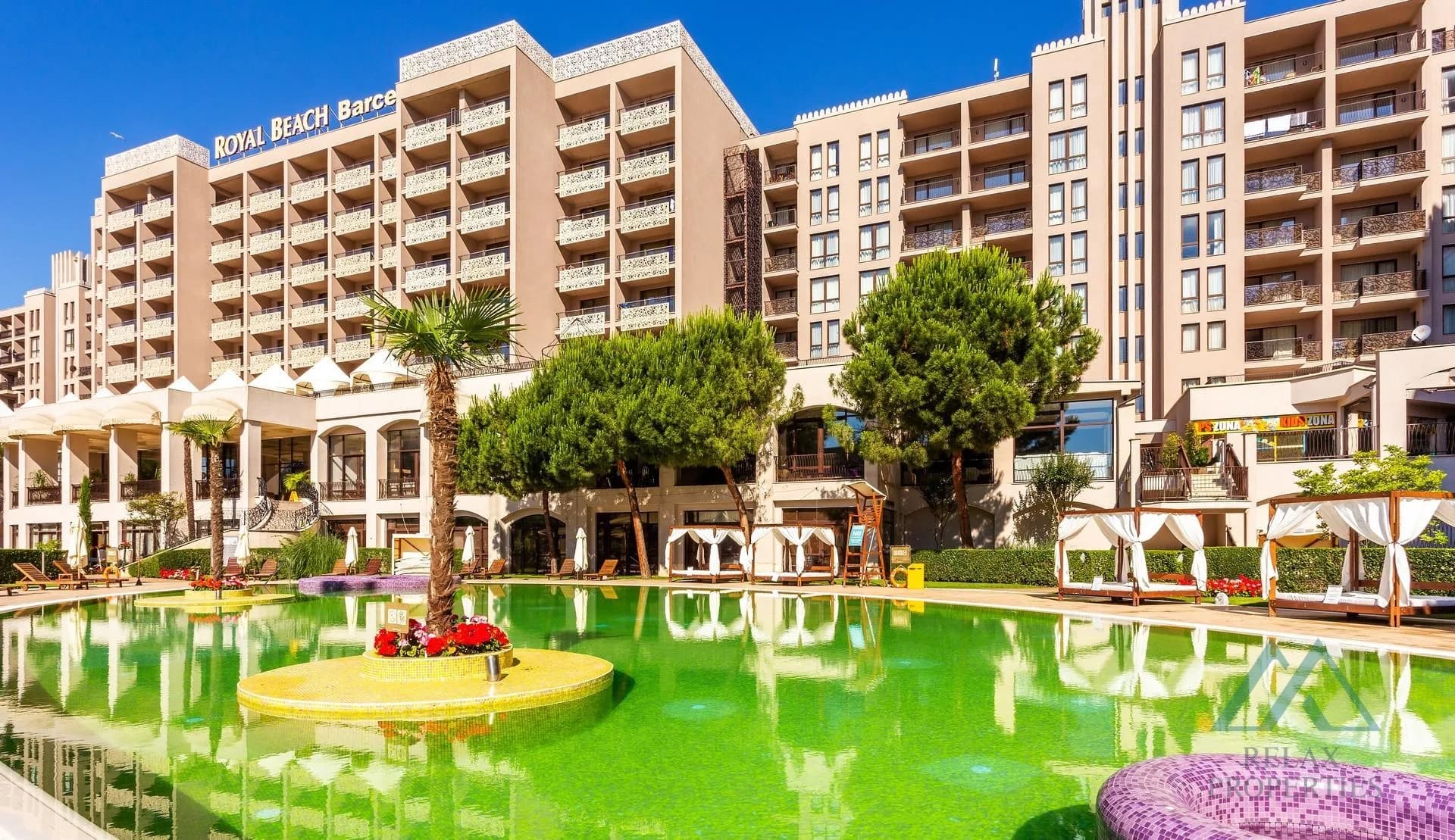 Priestranný apartmán s výhľadom na more a bazén, 5* Barceló Royal Beach, prvá línia, Slnečné pobrežie - 5