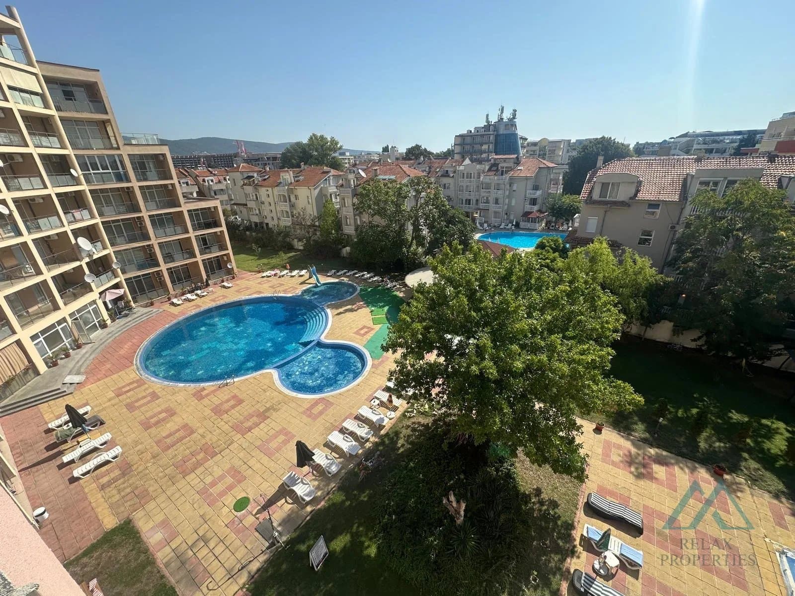 Priestranné štúdio s výhľadom na bazén, Semiramida Gardens, Slnečné pobrežie – len 400 m od mora - 4