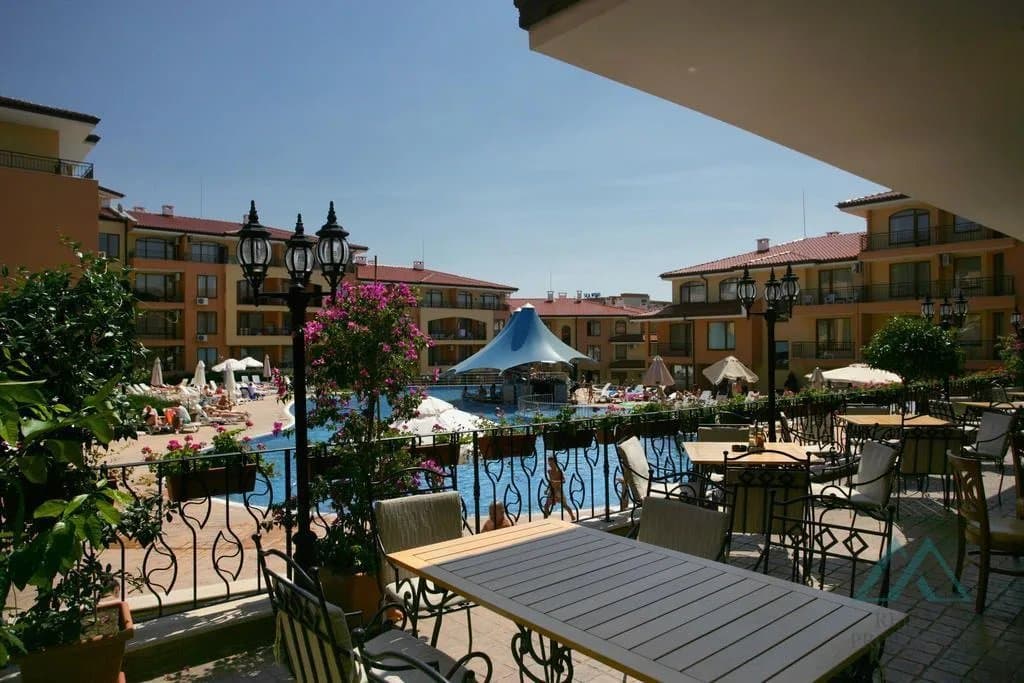 2-izbový apartmán s výhľadom na more v komplexe Panorama Dreams, 150m od mora, Sveti Vlas - 1