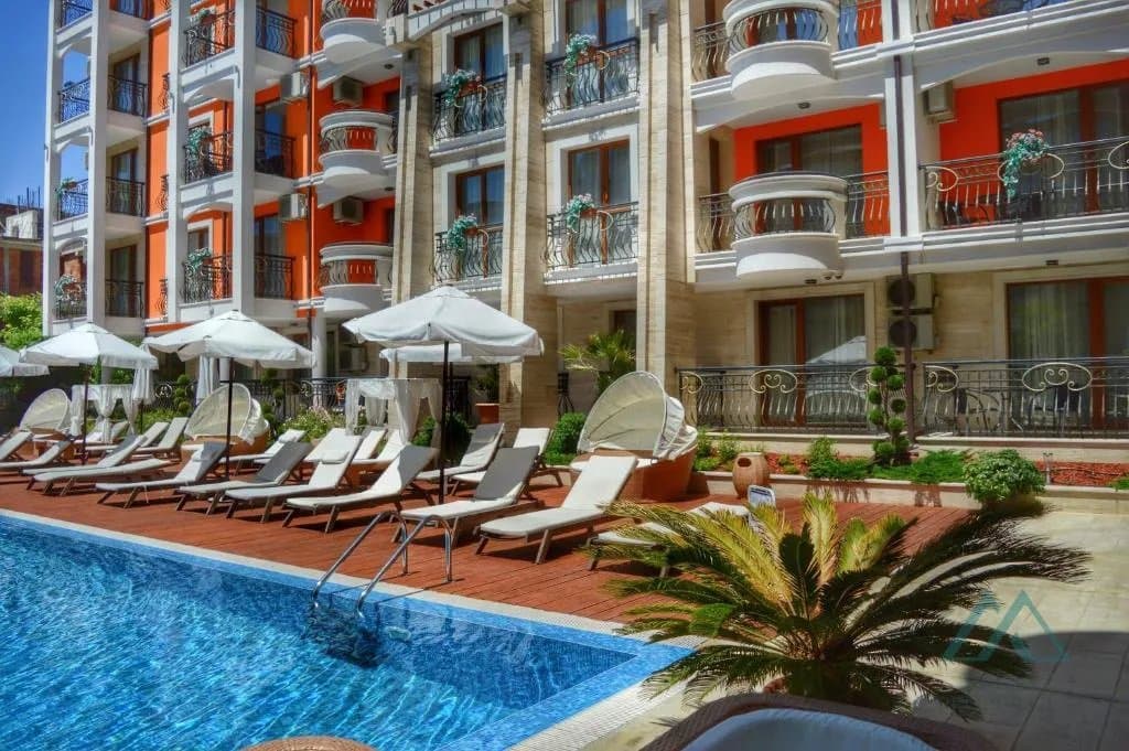 Luxusný 3 izbový apartmán s 2 kúpeľňami, Harmony Palace, 400m od mora, Slnečné pobrežie - 5