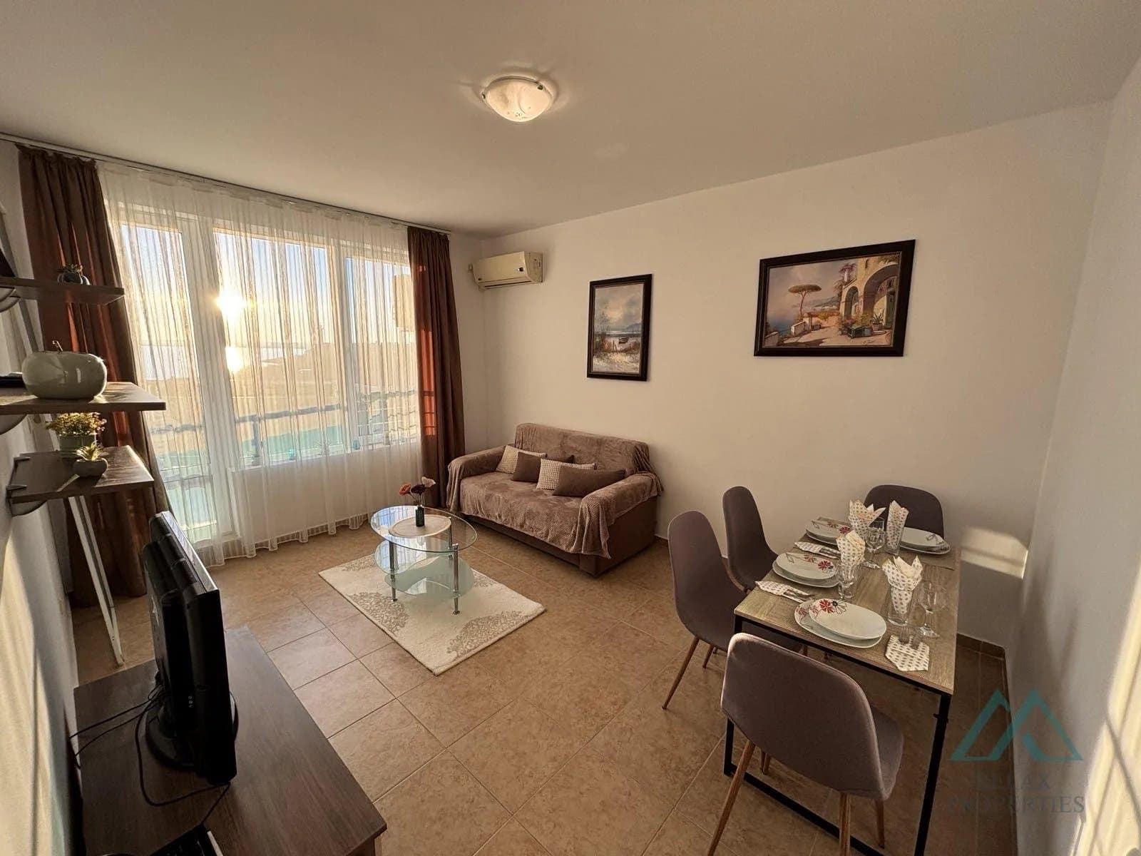 2-izbový apartmán s výhľadom na more, komplex Costa Calma, prvá línia pri mori, Ravda, Bulharsko - 4