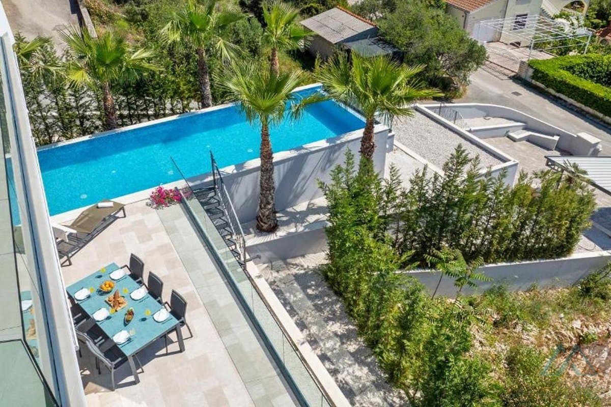 Luxusná vila s bazénom a otvoreným výhľadom na more – Čiovo, Dalmácia - 4