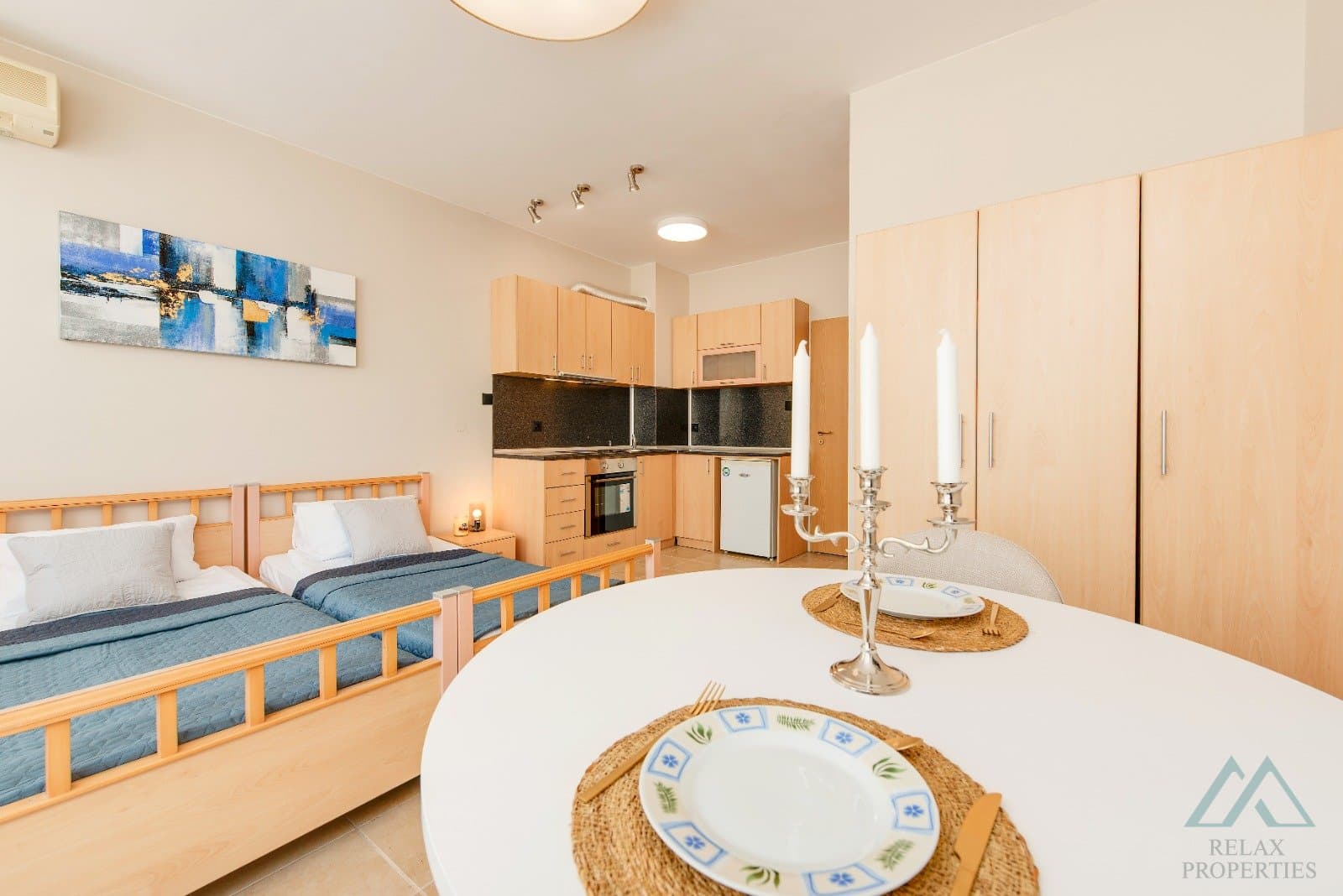 Štúdio v prvej línii pri mori s výhľadom na bazén – Oasis, Ravda, Bulharsko, len 20 m od pláže - 3