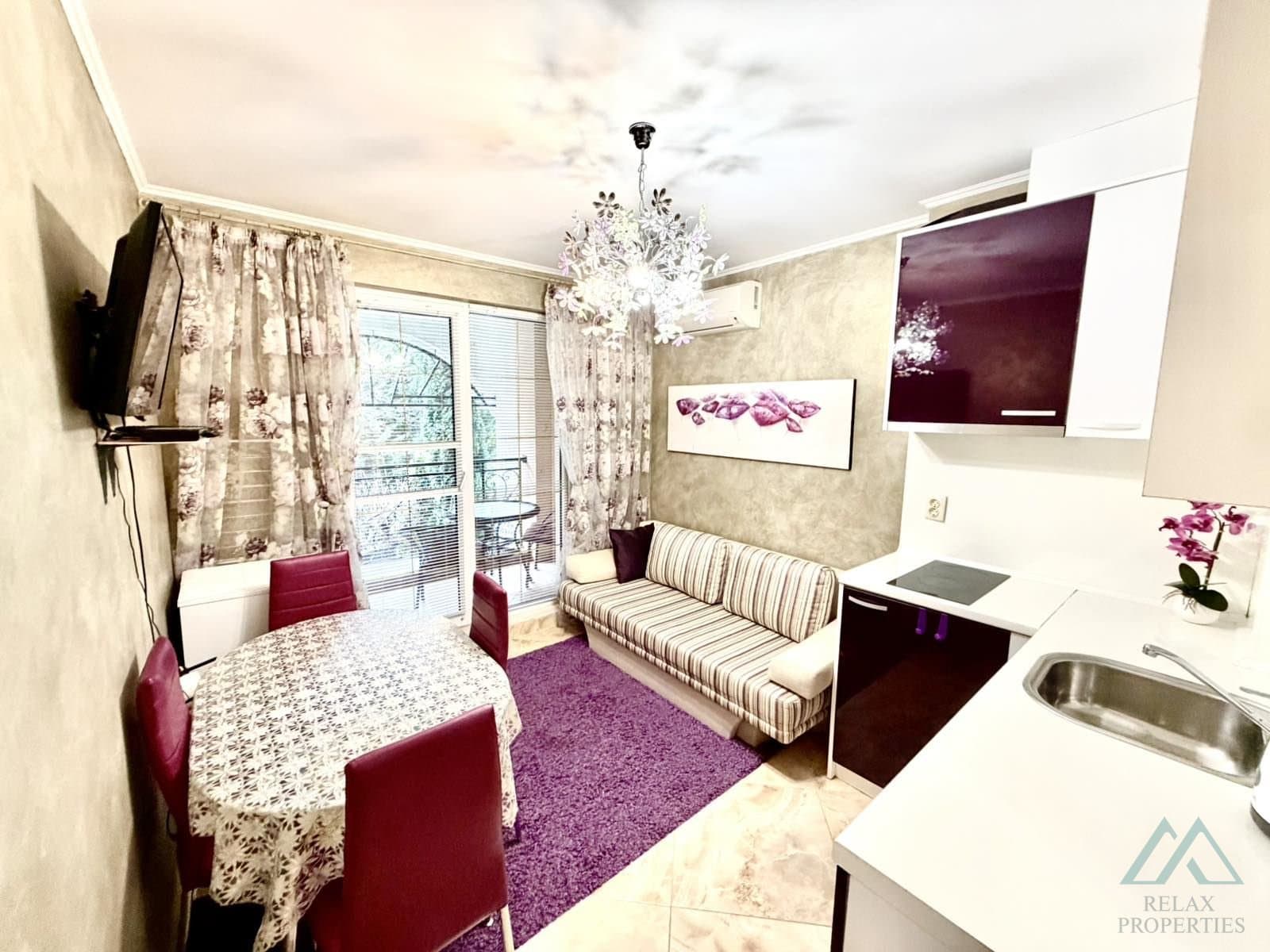 Luxusný 2-izbový apartmán s garážovým parkovaním, Venera Palace, 350m od mora, Slnečné pobrežie - 4