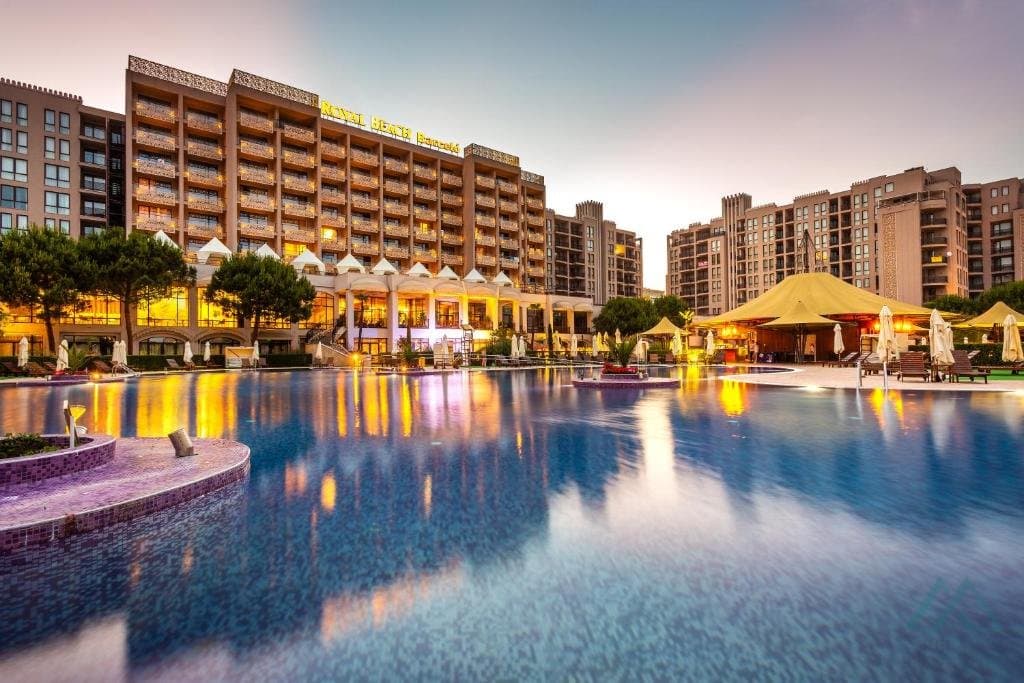 Luxusný 3 izbový apartmán s terasou a bočným výhľadom na more, Barcelo Royal Beach, Slnečné pobrežie - 1