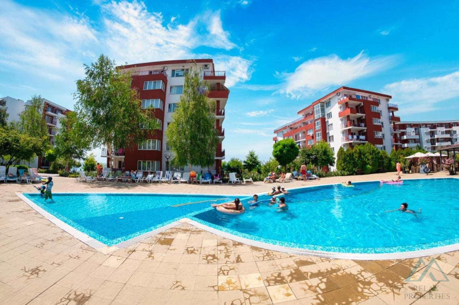 2-izbový apartmán s nádherným výhľadom na more v komplexe Marina View Fort, 50m od mora, Sveti Vlas, Bulharsko - 2