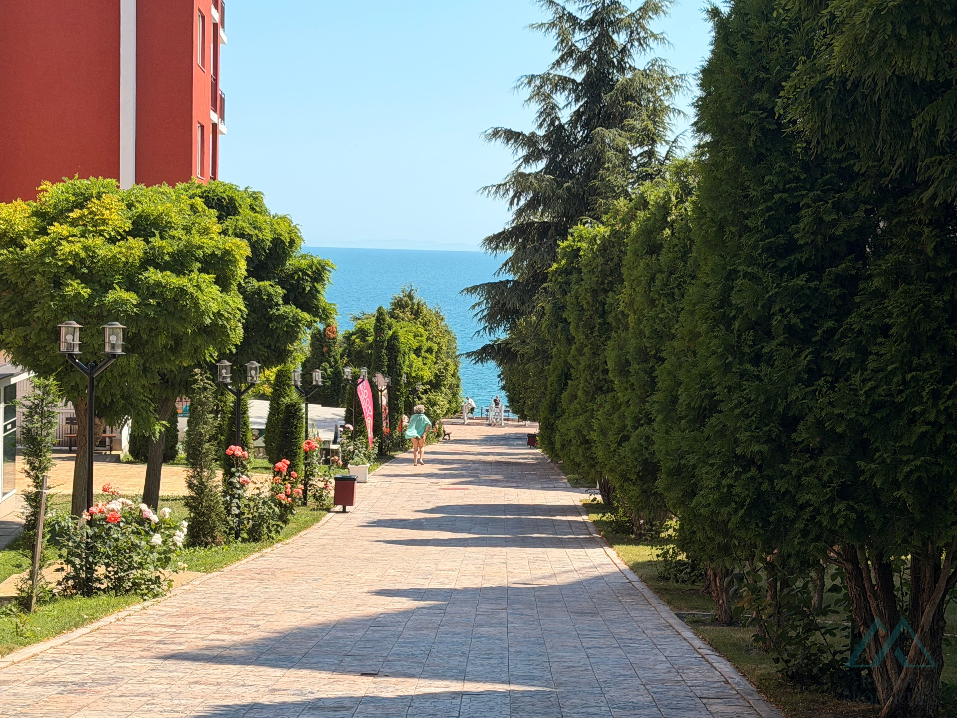 2-izbový apartmán s nádherným výhľadom na more v komplexe Marina View Fort, 50m od mora, Sveti Vlas, Bulharsko - 1