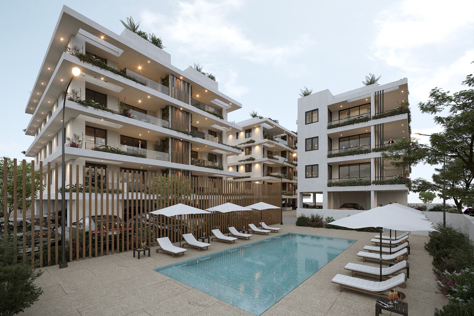 Moderný 2-izbový apartmán v Paralimni s bazénom - Cena bez DPH - 2